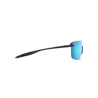 Maui Jim Palulu B680-02 Matte Black / Blue Hawaii Polarised Lenses