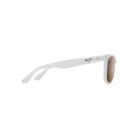 Maui Jim Kikonia XL H693-05 Shiny Solid White / HCL Bronze Polarised Lenses