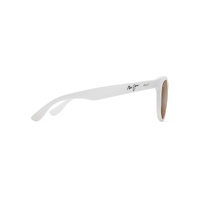 Maui Jim Koaniani Asian Fit H694-05 Shiny Solid White / HCL Bronze Polarised Lenses