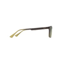 Maui Jim Okina HTS587-15 Shiny Transparent Mil Green to Yellw / Maui HT Polarised Lenses