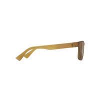 Maui Jim Kupulau H593-01 Matte Transparent Honey Yellow / HCL Bronze Polarised Lenses