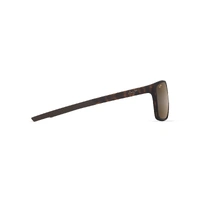 Maui Jim Lehopulu H598-10 Matte Dark Havana / HCL Bronze Polarised Lenses