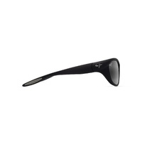 Maui Jim Haulani Asian Fit 343-02 Matte Black / Neutral Grey Polarised Lenses