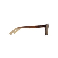 Maui Jim Kowelo H345-01 Shiny Transparent Dark Brown / HCL Bronze Polarised Lenses