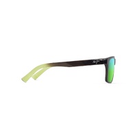 Maui Jim Kowelo GM345-14A Shiny Transparent Dark Grey w Green / MauiGreen Polarised Lenses
