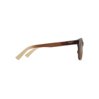 Maui Jim Owelo H346-01 Shiny Transparent Dark Brown / HCL Bronze Polarised Lenses