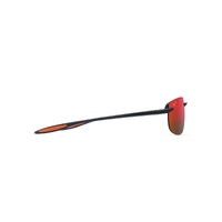 Maui Jim Ho'okipa Ultra Asian Fit RM677-03A Matte Solid Dark Blue w Orange / Hawaii Lava Polarised Lenses