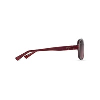 Maui Jim Hiluhilu RS355-04 Shiny Transparent Burgundy / Maui Rose Polarised Lenses