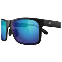 Maui Jim Red Sands XL B358-02A Matte Black / Blue Hawaii Polarised Lenses