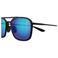 Maui Jim Keokea B447-02A Matte Black / Blue Hawaii Polarised Lenses