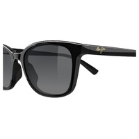 Maui Jim Kukaulani GS360-02 Shiny Black / Neutral Grey Polarised Lenses