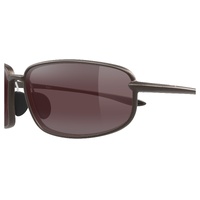 Maui Jim Ho'okipa R Lite R370-01 Matte Metallic Stone Brown / Maui Rose Polarised Lenses