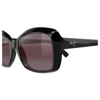 Maui Jim Orchid R735-02 Shiny Black / Maui Rose Polarised Lenses