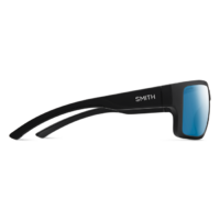 Smith Outback 124/QG 59 Matte Black / Blue Mirror Chromapop Polarised Lenses