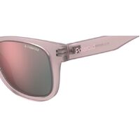 Polaroid Kids PLD 8009/N/NEW FWM JQ 44 Nude / Rose Gold Gradient Mirror Polarised Lenses
