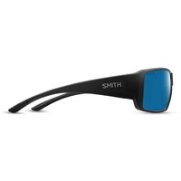 Smith Guide's Choice XL/S 003 QG 63 Matte Black / Blue Mirror Polarised Lenses