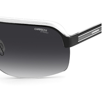 Carrera Topcar 1/N 80S 9O 99 Black White / Dark Grey Gradient Lenses