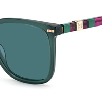 Carolina Herrera CH 0045/S 4LZ KU 57 Violet Teal / Blue Avio Lenses