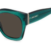 Jimmy Choo LEELA/S 55 1ED IR Green / Grey Lenses