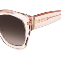 Jimmy Choo LEELA/S 55 FWM HA Nude / Brown Gradient Lenses