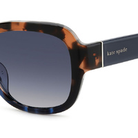 Kate Spade LAYNE/S YT8 9O 55 Havana Beige Blue / Dark Grey Gradient Lenses