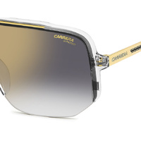 Carrera 1060/S CBL FQ 99 Crystal Grey / Grey Gradient Gold Mirror Lenses