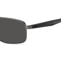 Hugo Boss BOSS 1580/S V81 M9 59 Dark Ruthenium Black / Grey Polarised Lenses