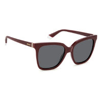 Polaroid PLD 4155/S/X LHF M9 55 Burgundy / Grey Polarised Lenses