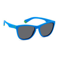 Polaroid Kids PLD 8056/S FLL M9 49 Matte Blue / Grey Polarised Lenses