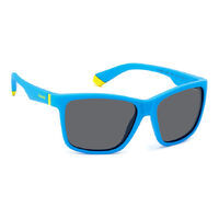 Polaroid Kids PLD 8057/S FLL M9 50 Matte Blue / Grey Polarised Lenses
