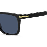 Hugo Boss BOSS 1598/S 807 KU 55 Black / Blue Avio Lenses