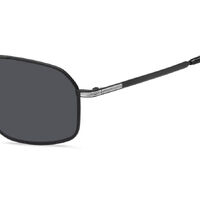 Hugo Boss BOSS 1603/S 124 IR 58 Matte Black Silver / Grey Lenses
