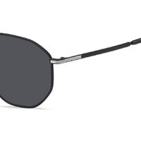 Hugo Boss BOSS 1612/F/SK 124 IR 61 Matte Black Silver / Grey Lenses