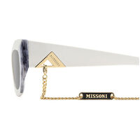 Missoni MIS 0151/S Y5W IR 53 Ivory Grey Horn / Grey Lenses