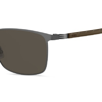 Hugo Boss BOSS 1635/S XCB 70 57 Smoke Dark Brown / Brown Lenses