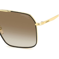 Carrera 333/S 2M2 86 59 Black Gold / Black Brown Green Lenses