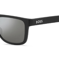 Hugo Boss BOSS 1647/S 003 T4 55 Matte Black / Silver Mirror Lenses