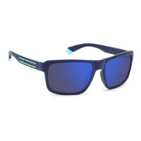 Polaroid PLD 2158/S FLL 5X 58 Matte Blue / Blue Mirror Polarised Lenses