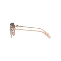 Coach C6178 HC7128 9331U8-58 Shiny Rose Gold / Brown Pink Gradient Lenses