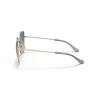 Coach C7997 HC7133 900579-57 Shiny Light Gold / Blue Yellow Gradient Lenses