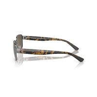 Coach CH579 HC7149 90043-59 Shiny Gunmetal / Brown Lenses