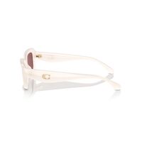 Coach CR610 HC8390U 580575-51 Milky Cloud / Wine Solid Lenses
