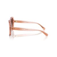Coach CR614 HC8395U 5812T5-54 Saddle w Dusty Rose Gradient / Brown Gradient Polarised Lenses