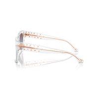 Coach CR611 HC8392U 51110J-53 Transparent Clear / Purple Blue Pink Gradient Lenses