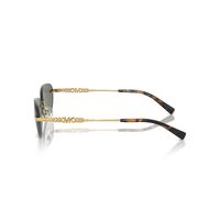 Michael Kors Manchester MK1151 18963H-58 Gold / Green Lenses