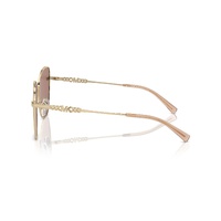 Michael Kors Beijing MK1158D 101403-59 Shiny Light Gold / Light Brown Lenses
