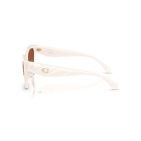 Coach CAD18 HC8418U 580513-53 Milky Cloud / Brown Gradient Lenses