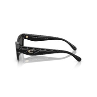 Coach CAD28 HC8420U 500287-55 Black / Grey Solid Lenses