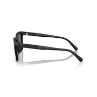 Coach CAD81 HC8426U 500281-54 Matte Black / Grey Solid Polarised Lenses