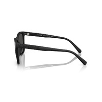 Coach CAE78 HC8427U 500287-57 Matte Black / Grey Solid Lenses